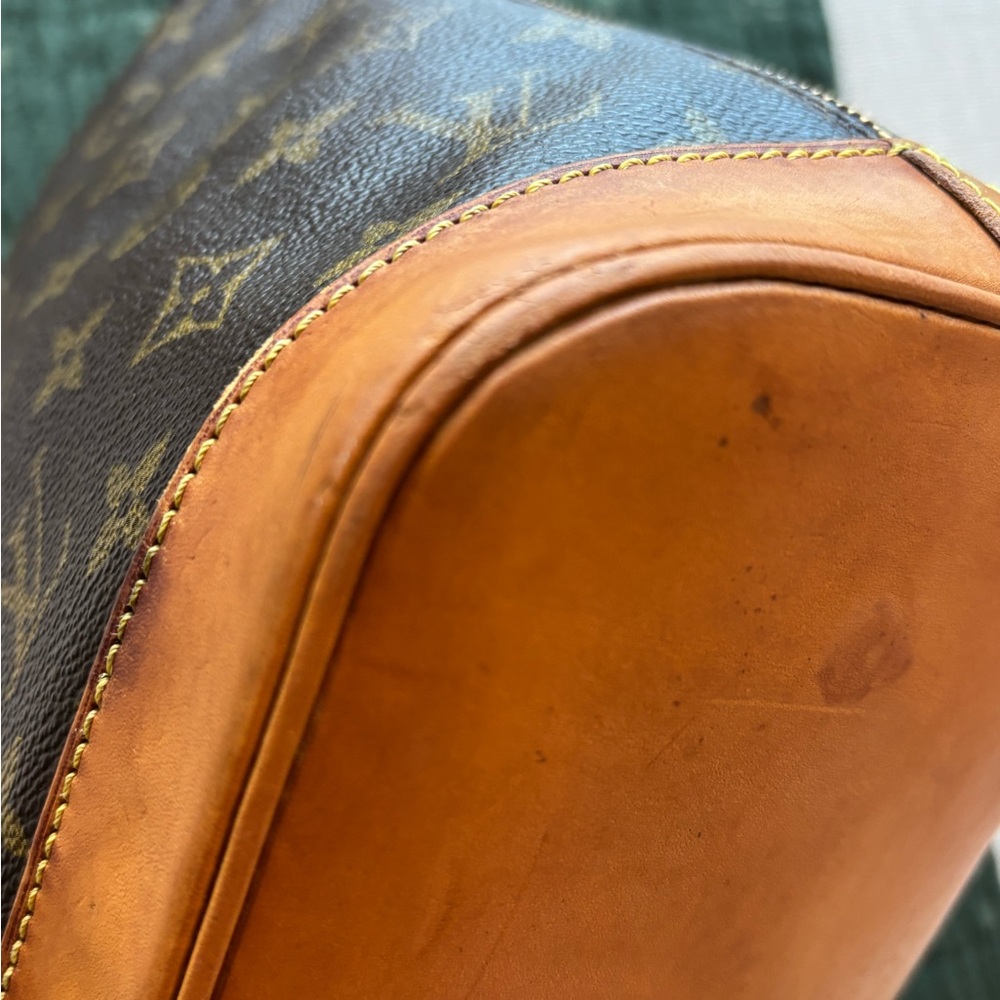 Louis Vuitton Alma Dark Brown Monogram Satchel - Picture 5 of 16